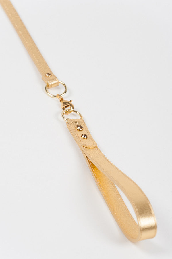 fr-ulein-kink-champagne-halsband-lederleine-gold image 2