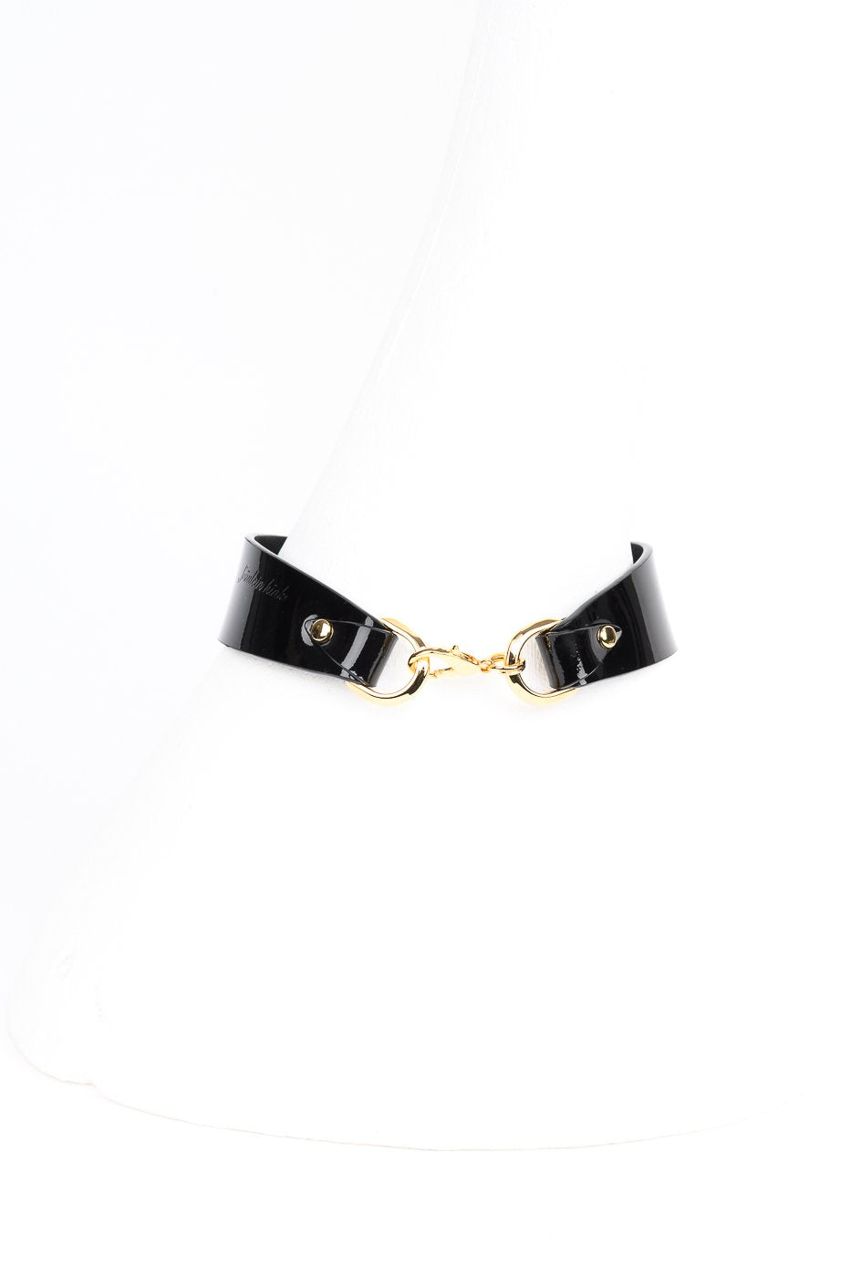 fr-ulein-kink-fk-halsband-schwarz-lackleder-schleife image 5