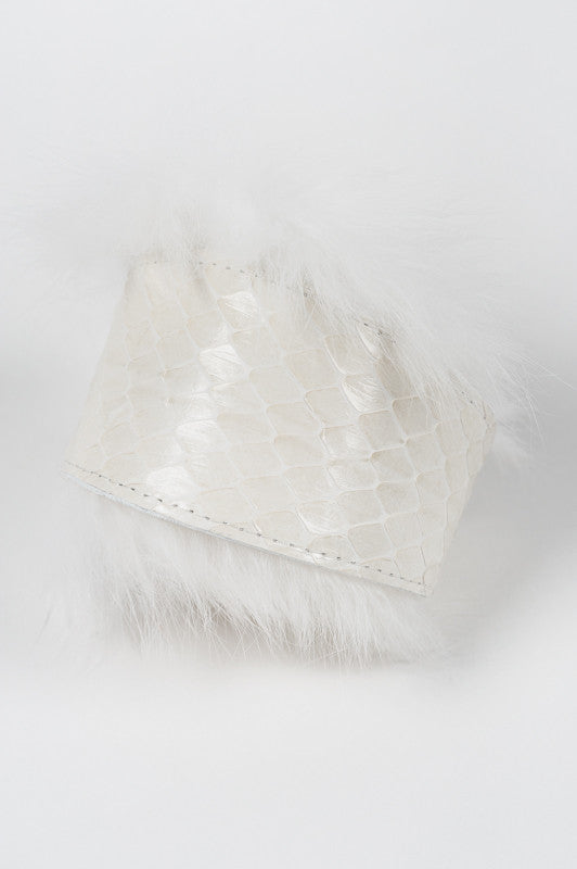 fr-ulein-kink-ivory-cuff-manschette-weiss-python image 1