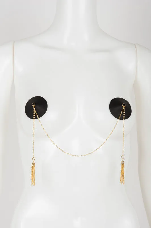 fr-ulein-kink-onyx-double-pasties-nippel-schwarz-mit-kette image 1
