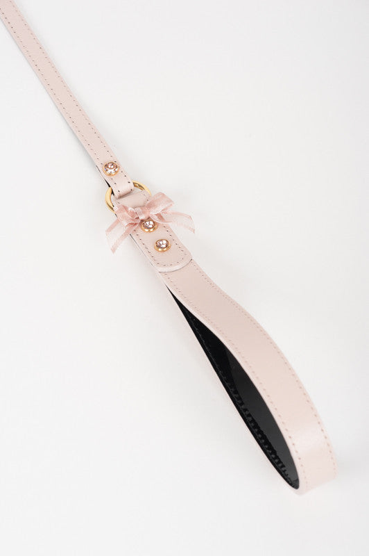 fr-ulein-kink-ch-rie-lead-halsband-leine-rosa-schwarz image 2