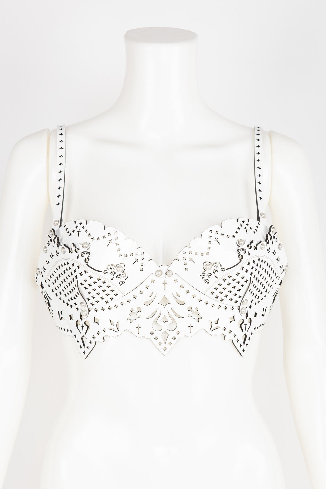 fr-ulein-kink-bianco-bra-bh-wei-lackleder-perlen image 7