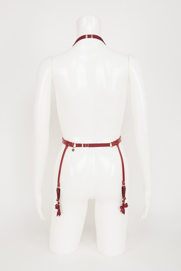 fr-ulein-kink-lingerie-red-hot-strapsg-rtel-rot-lack image 5