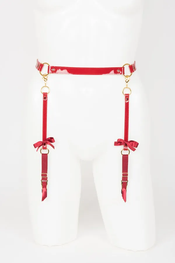 fr-ulein-kink-red-hot-strapsg-rtel-rot-lackleder image 1