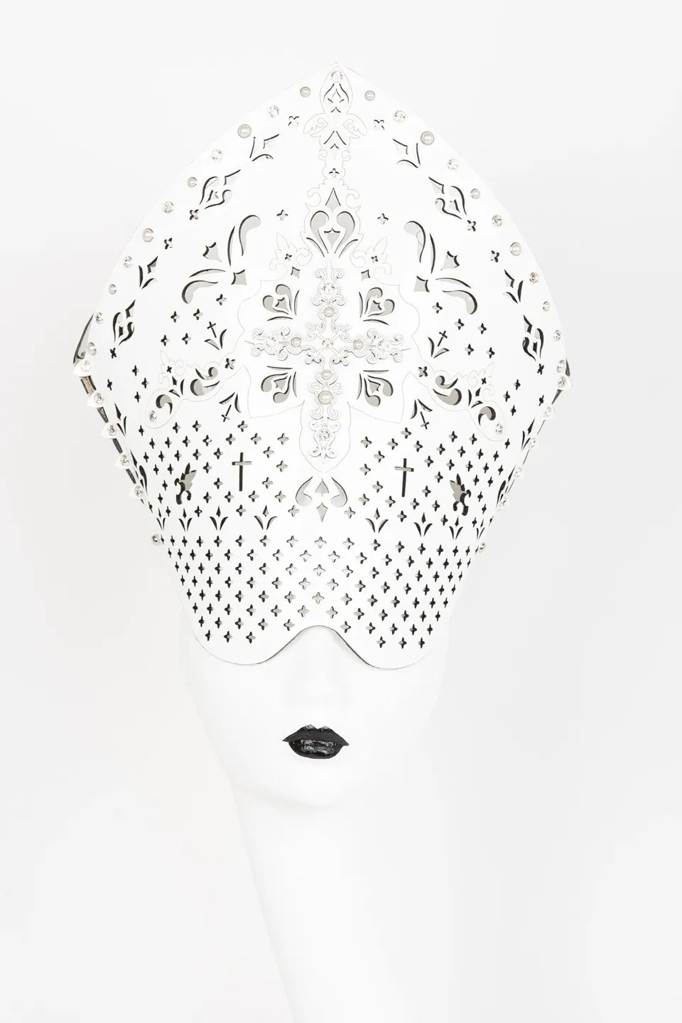 fr-ulein-kink-bianco-mitre-kopfschmuck-wei-kristall image 1