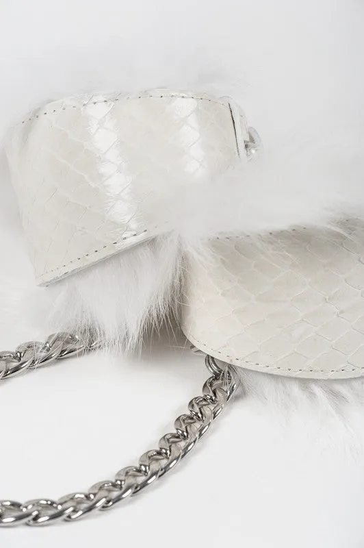 fr-ulein-kink-ankle-restraints-ivory-handcuffs-fesseln-wei-fell image 1