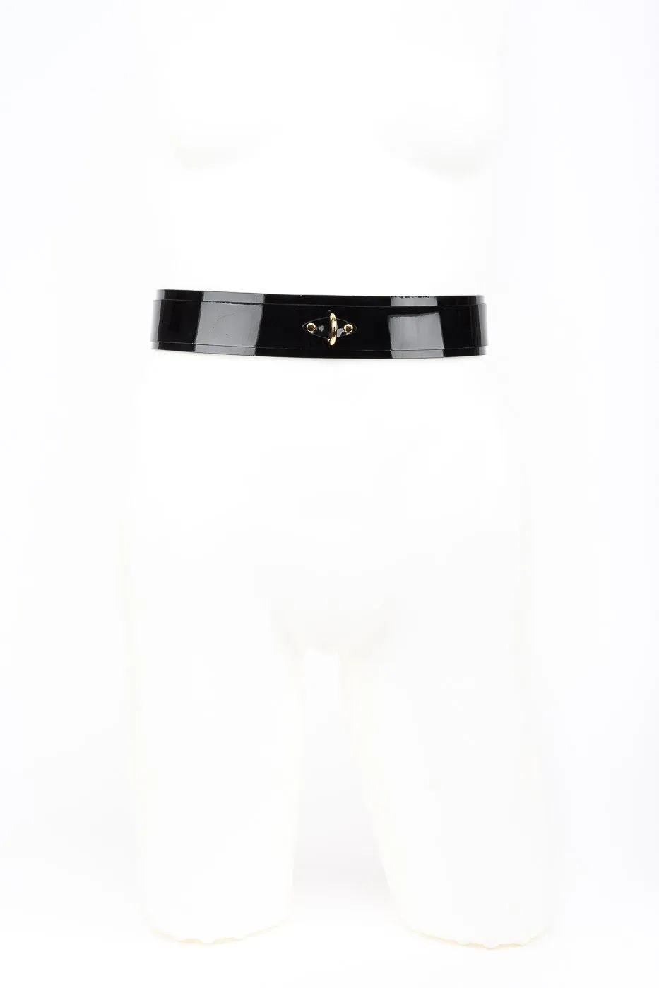fr-ulein-kink-rica-belt-g-rtel-one-schwarz-lack-gold image 1