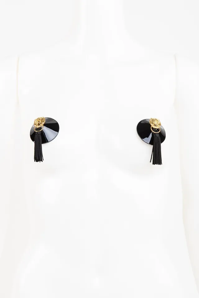 fru00e4ulein-kink-leone-tassel-pasties-nippelcover-gold image 1