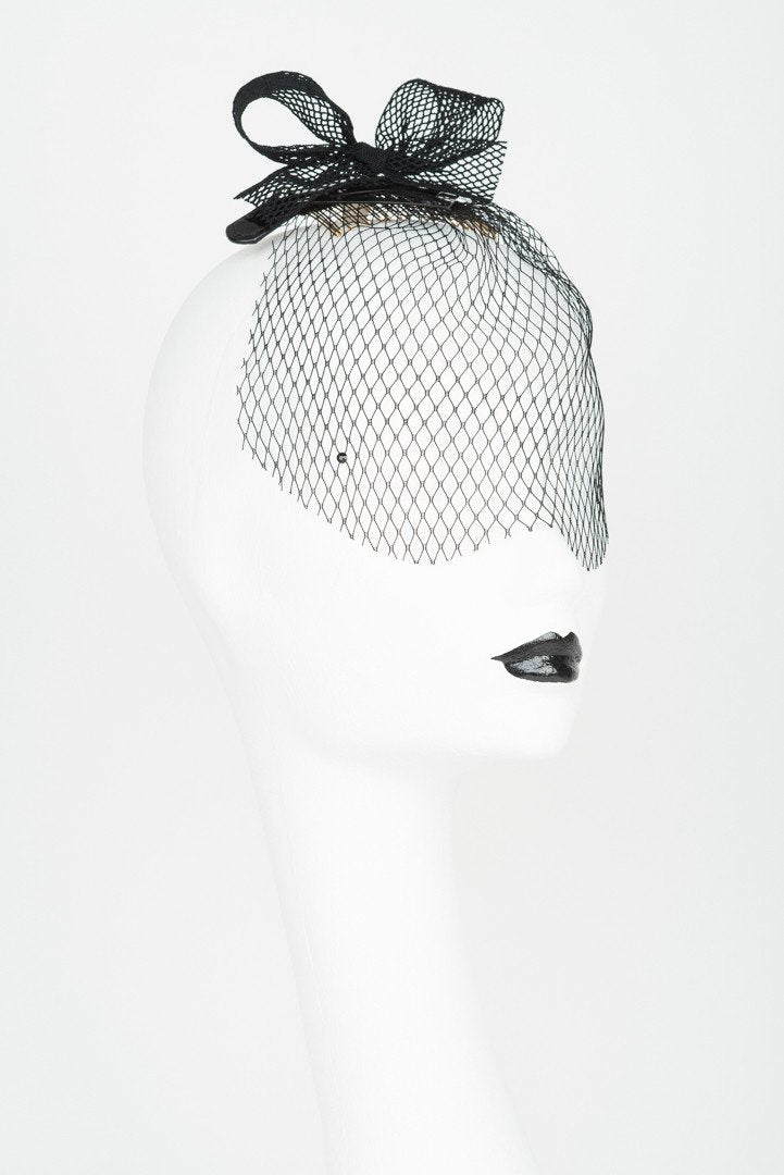 fr-ulein-kink-french-veil-fascinator-schleier-schwarz-t-ll image 1