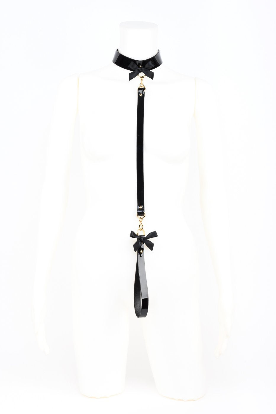 fr-ulein-kink-fk-lead-halsband-schwarz-leder-leine image 1
