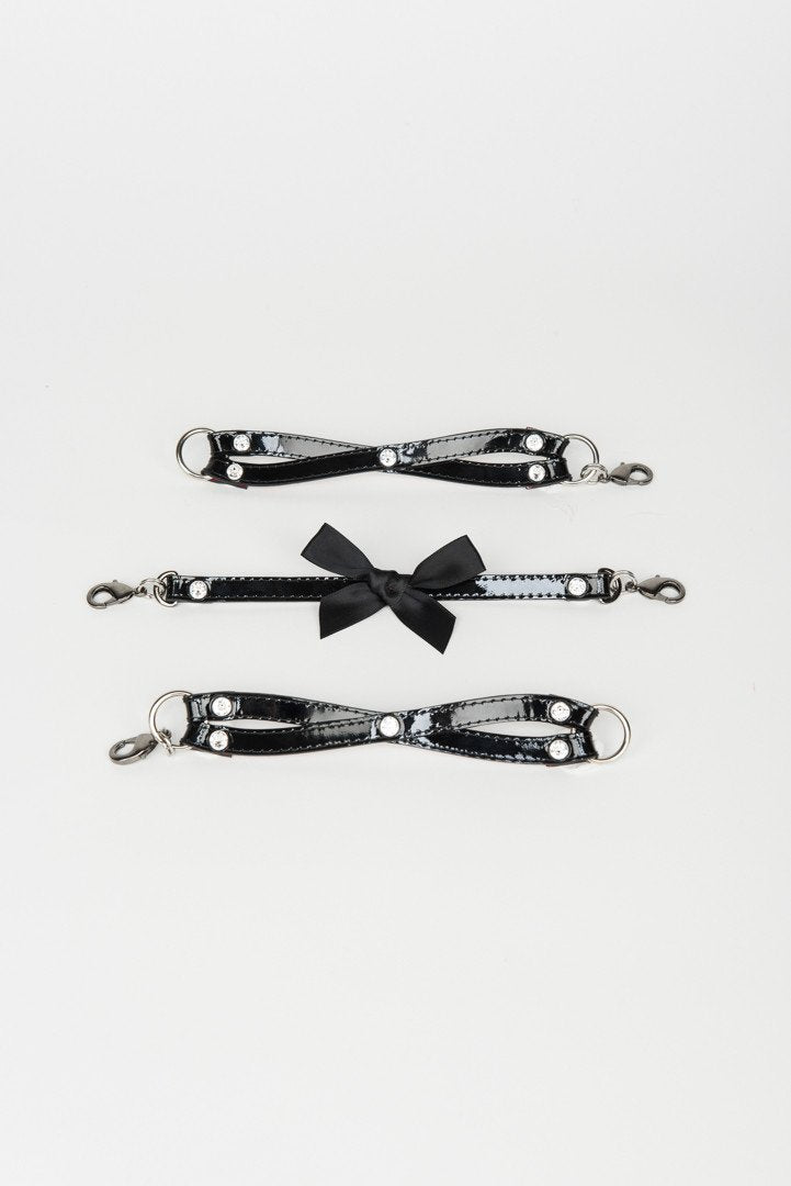 fr-ulein-kink-kiss-handfesseln-schwarz-rot-swarovski image 6