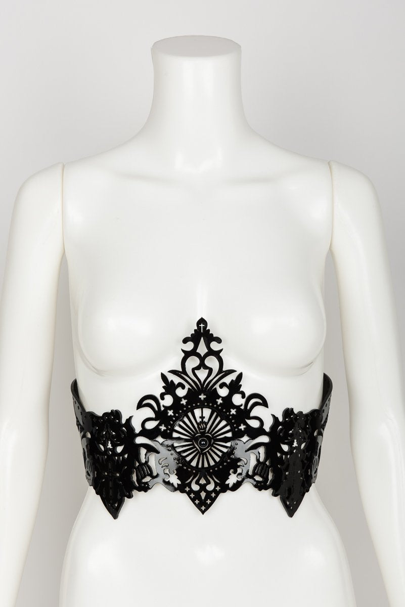 fr-ulein-kink-nero-underbust-harness-lack-s-m image 1