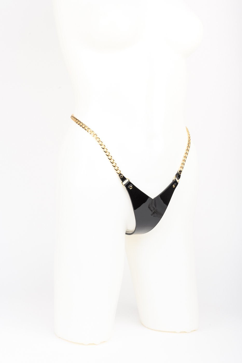 fr-ulein-kink-rica-mini-string-lack-schwarz-gold image 4