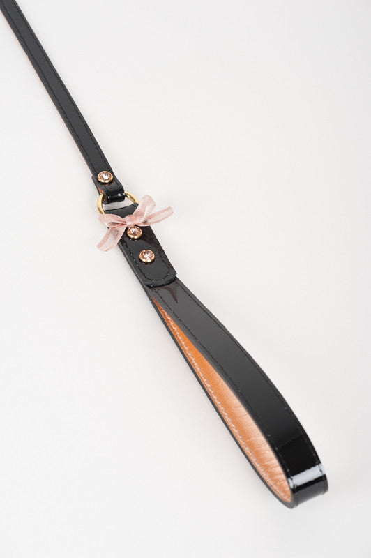 fraulein-kink-n-nette-halsband-mit-leine-rosegold-leder image 2