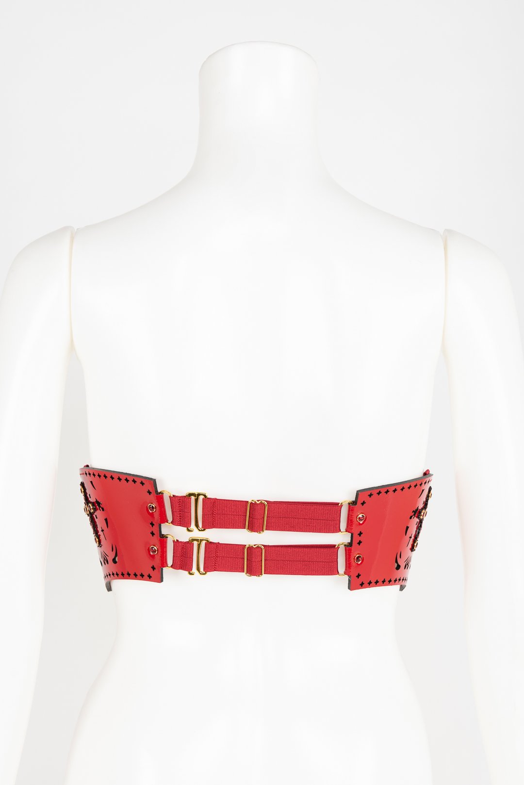 fr-ulein-kink-rosso-underbust-harness-rot-lack-s-m-m-l image 5