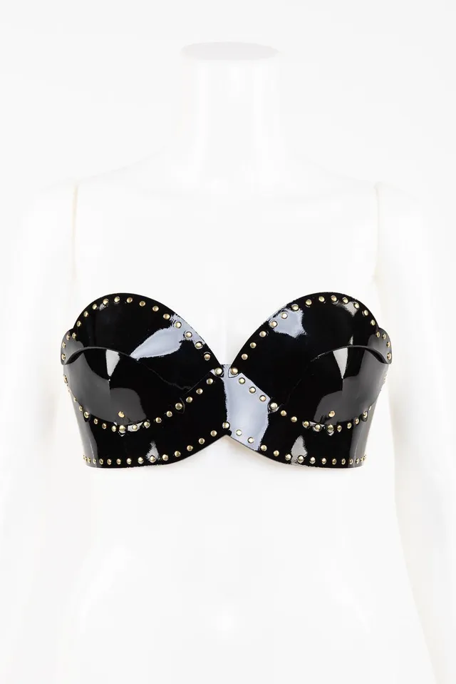 fr-ulein-kink-ricco-bh-leder-schwarz-lack-one image 1