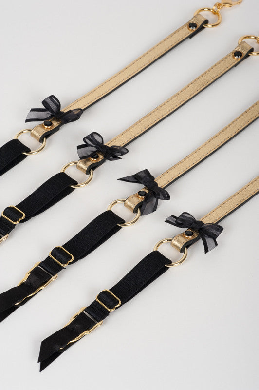 fr-ulein-kink-oro-strapsg-rtel-gold-leder-kristall image 2