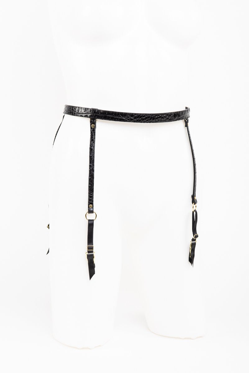 fr-ulein-kink-crocco-strapsg-rtel-schwarz-leder image 4