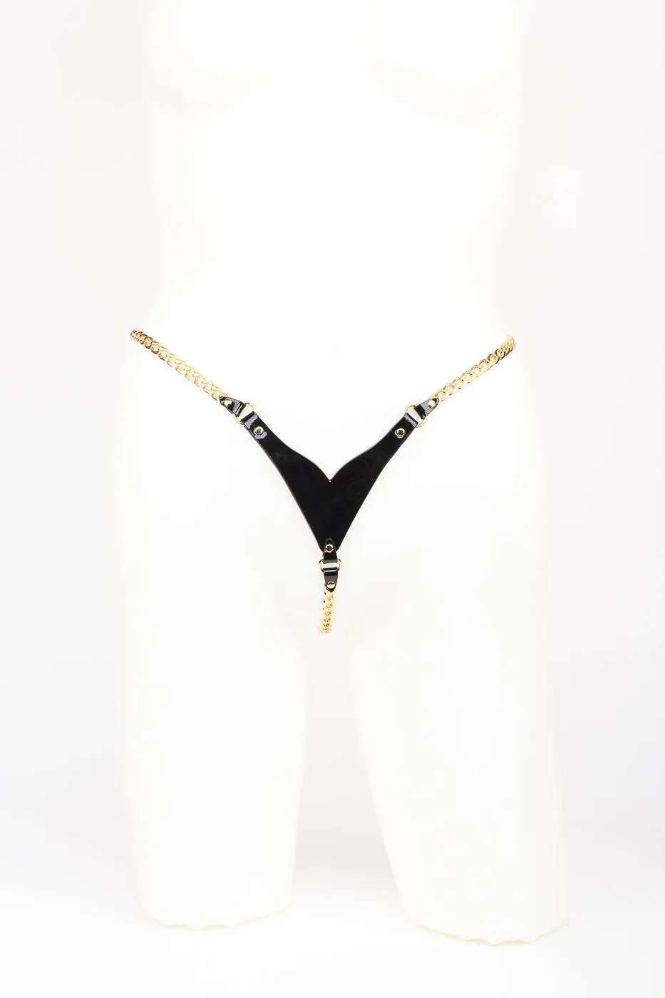 fr-ulein-kink-rica-chain-string-schwarz-kette-s-m image 1