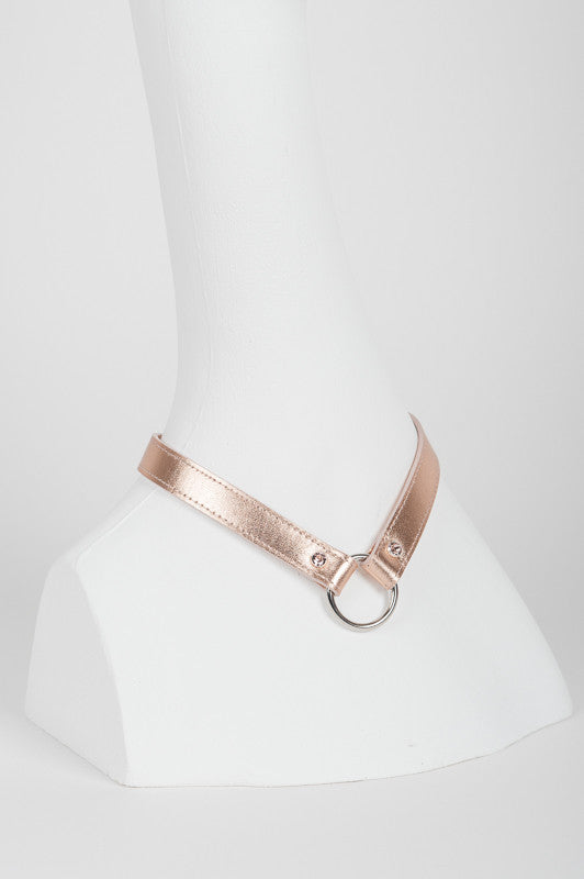 fr-ulein-kink-lolita-silver-halsband-leder-ros-gold-kristall image 3