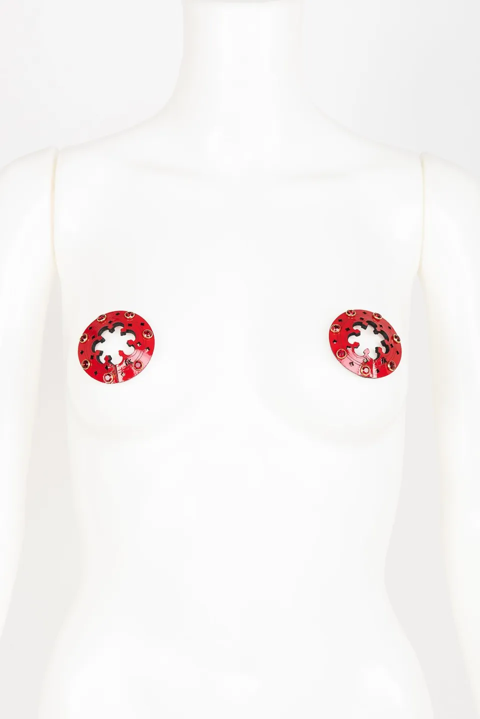 fr-ulein-kink-rosso-open-pasties-rot-lackleder-swarovski image 1