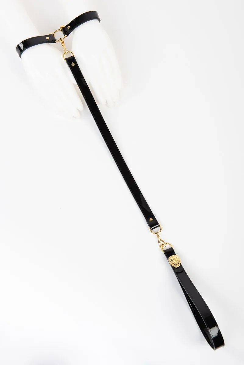fr-ulein-kink-leone-t-strap-fesseln-schwarz image 1