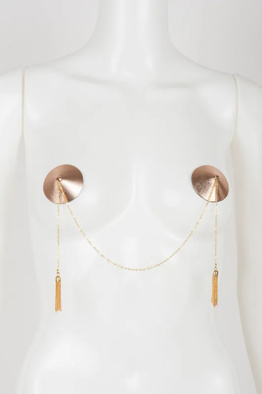 fr-ulein-kink-pasties-lolita-double-nippelcover-rosegold-kette image 1