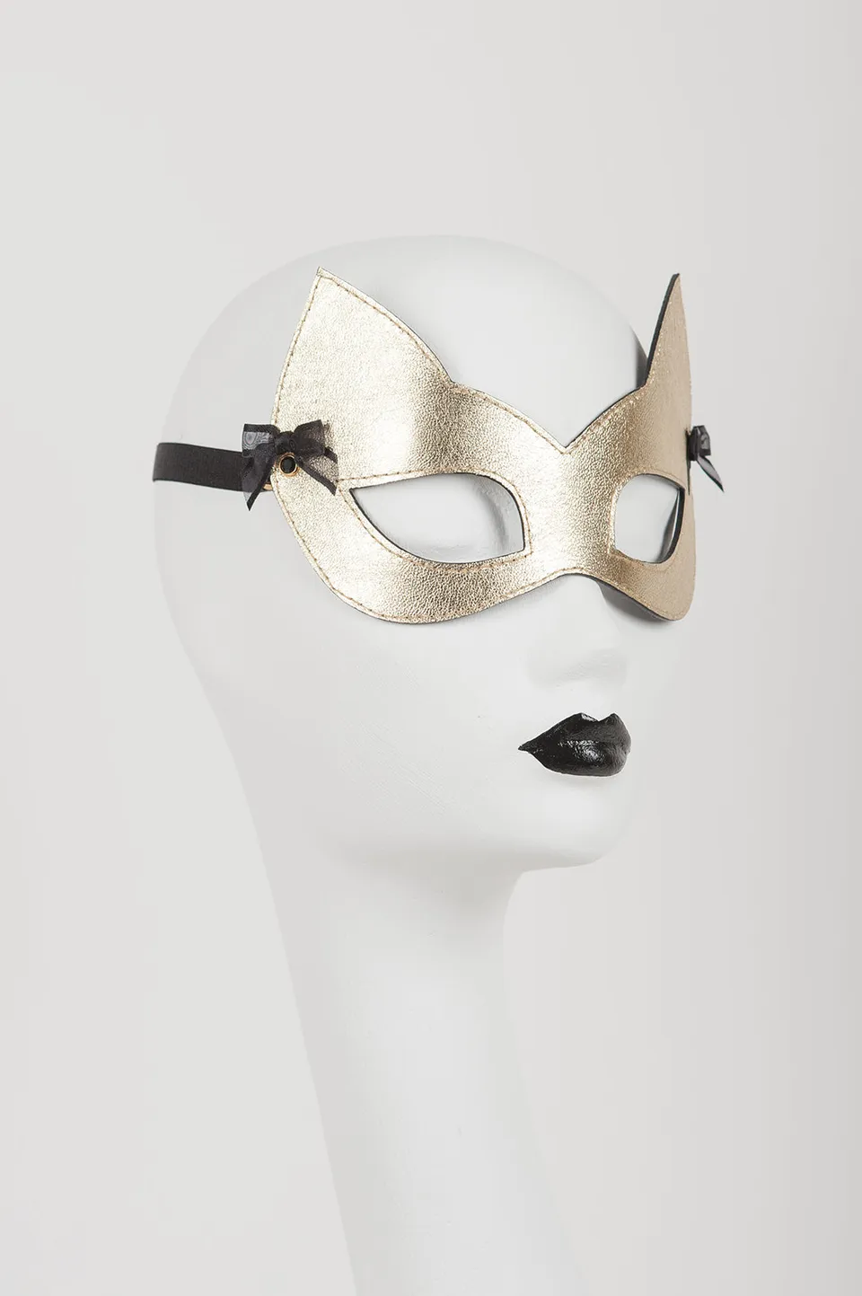 fr-ulein-kink-headwear-oro-kitten-maske-gold-swarovski image 1