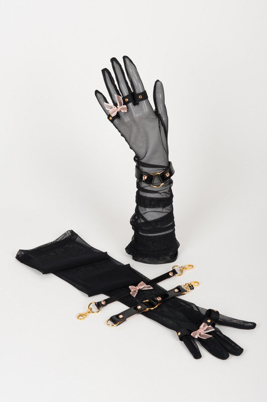 fraulein-kink-lingerie-n-nette-gloves-handschuhe-swarovski image 1