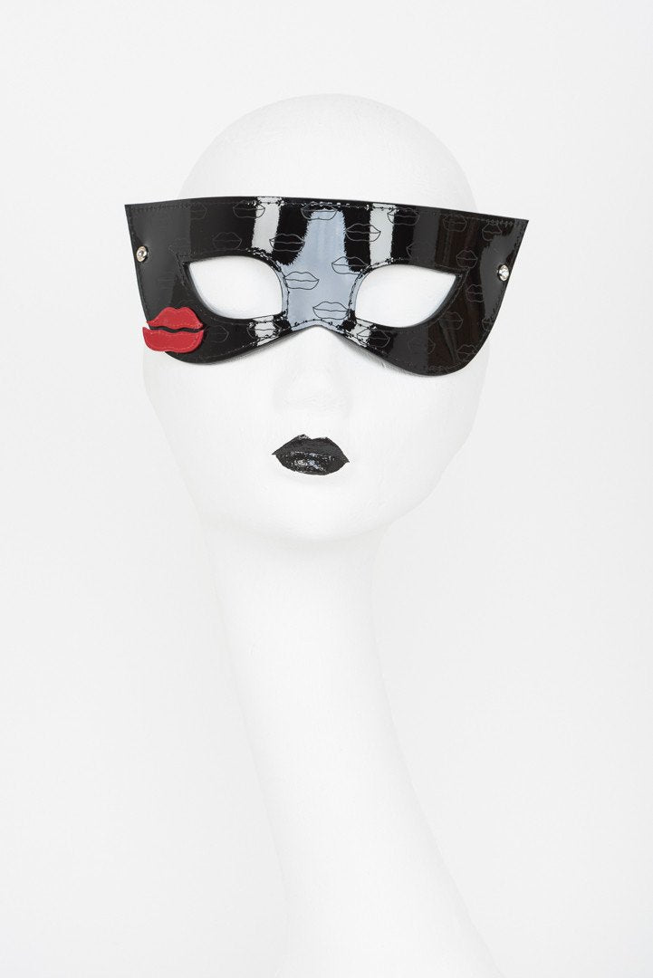 fr-ulein-kink-french-kiss-augenmaske-maske-schwarz-rot-kristall image 4