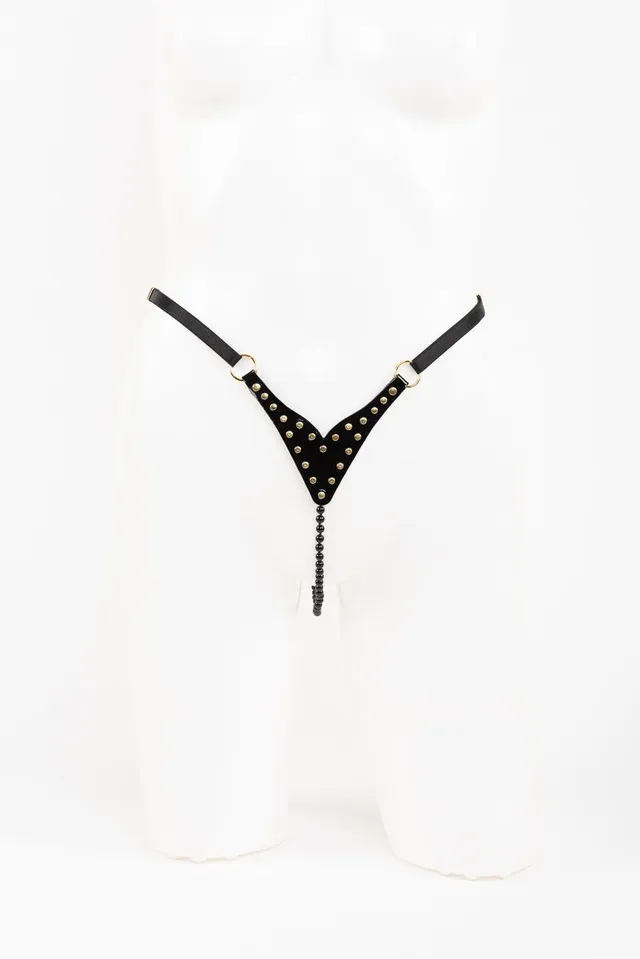 fr-ulein-kink-ricco-pearl-string-perlenstring-lackleder-s-m image 1