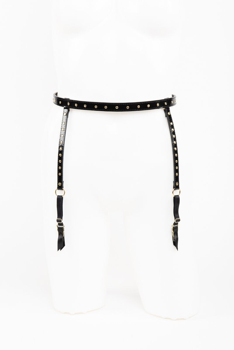 fr-ulein-kink-ricco-strapsg-rtel-leder-schwarz-lack image 1