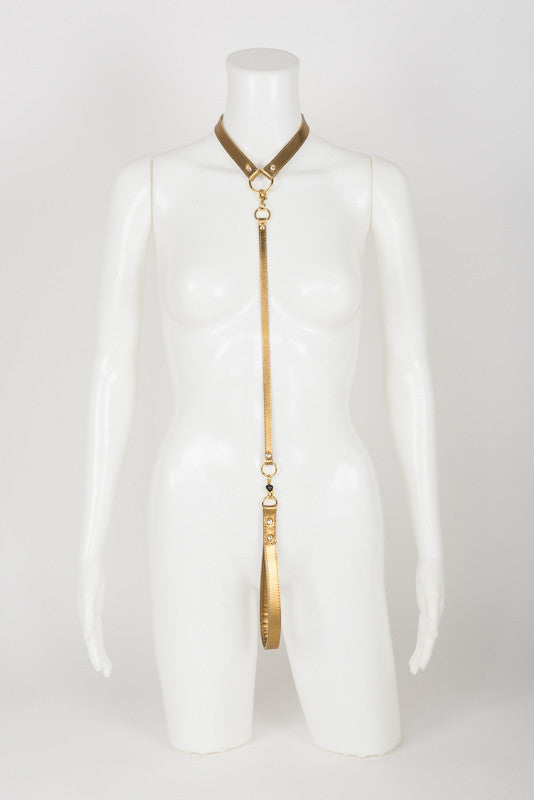 fr-ulein-kink-lavish-lead-collar-halsband-bronze image 1
