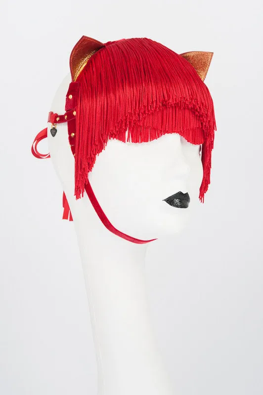 fraulein-kink-rouge-kitten-maske-rot-gold-katzenohren image 1