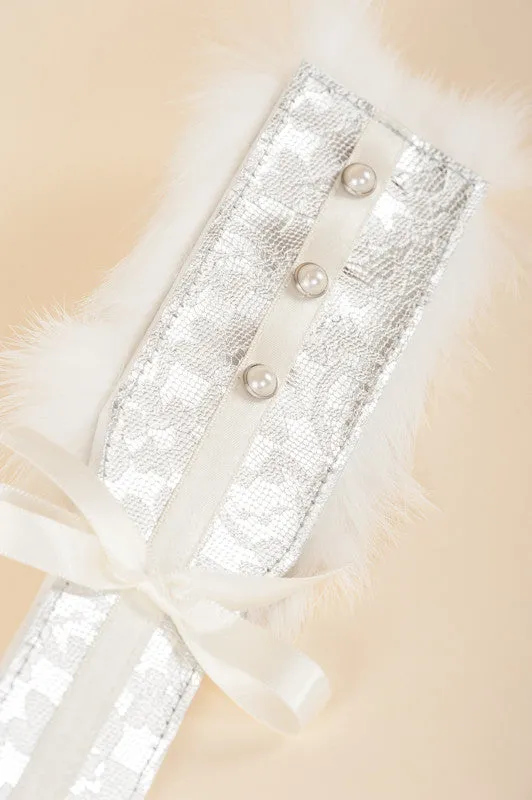 fr-ulein-kink-silver-lace-paddel-silber-leder-kaninfell image 1