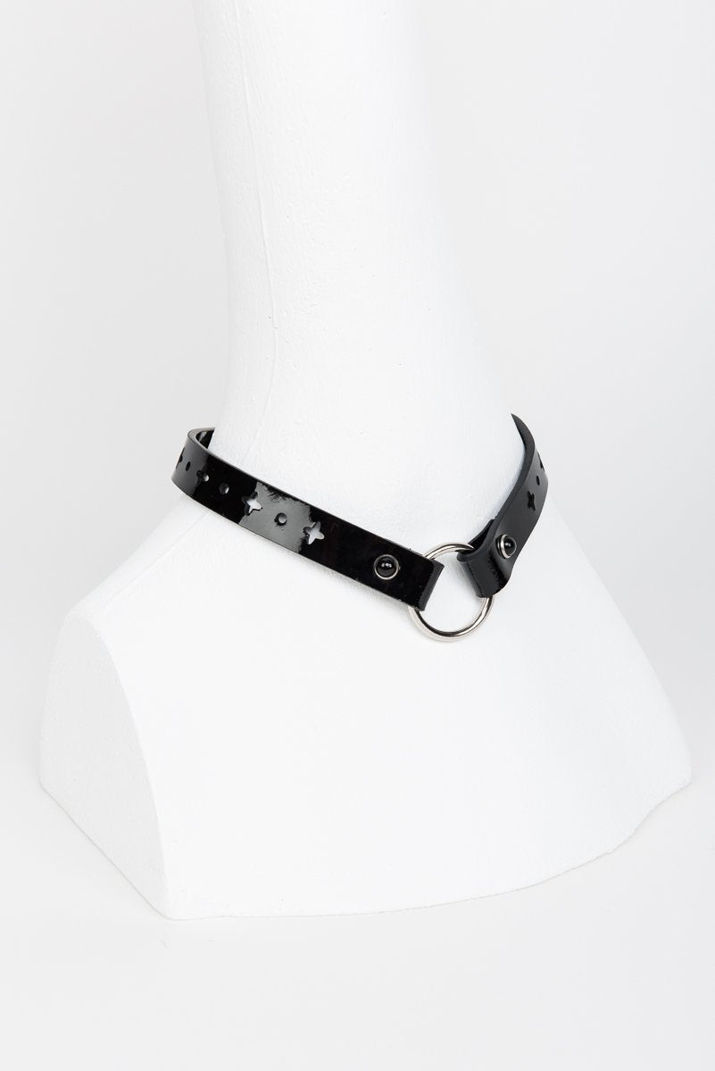 fr-ulein-kink-nero-collar-halsband-schwarz-lackleder image 3
