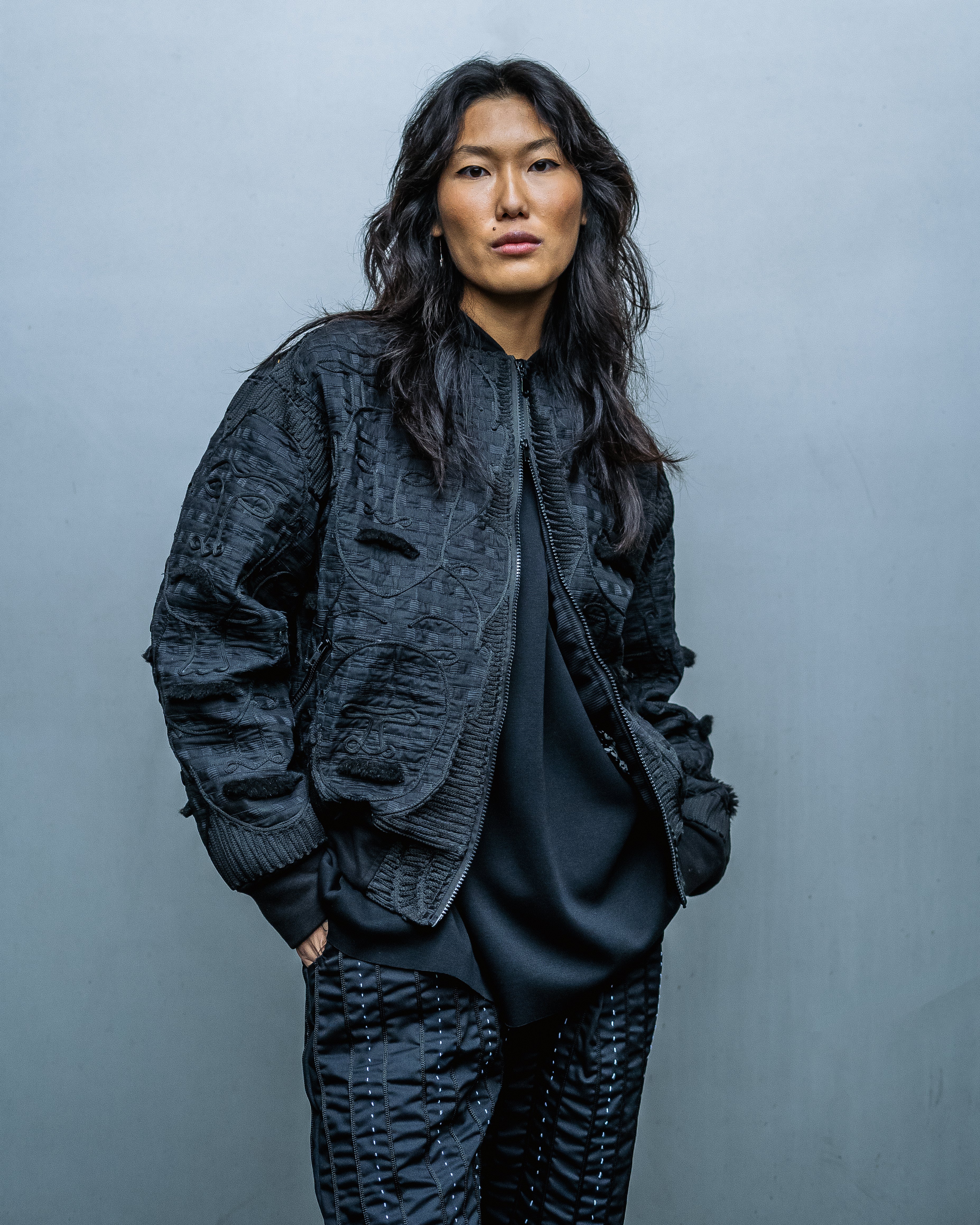 dennis-chuene-outerwear-thick-skin-faces-jacke-medium image 2