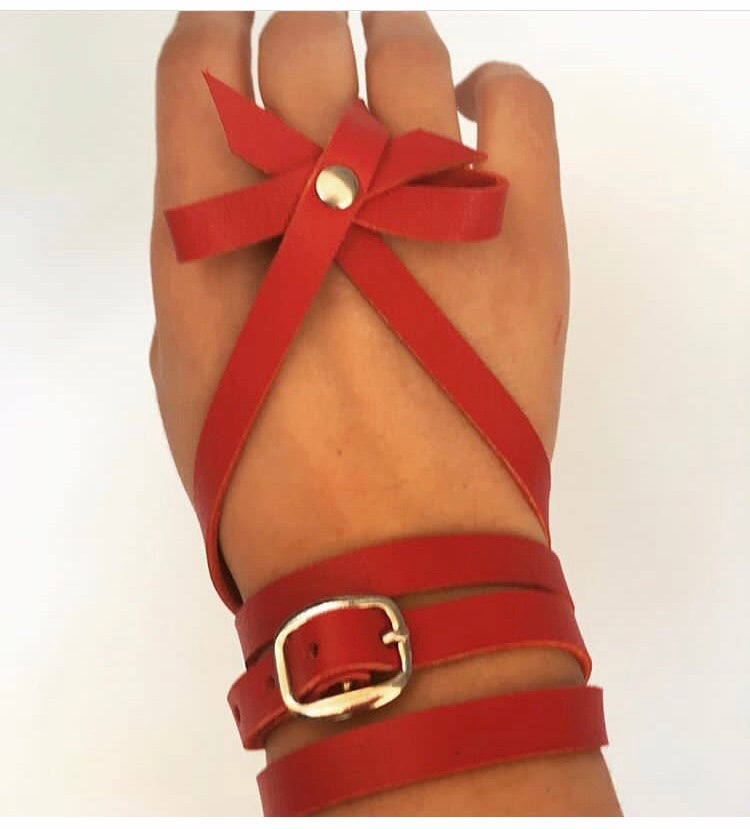 amoreze-cupid-leder-armband-wristband-schwarz-one-size image 2