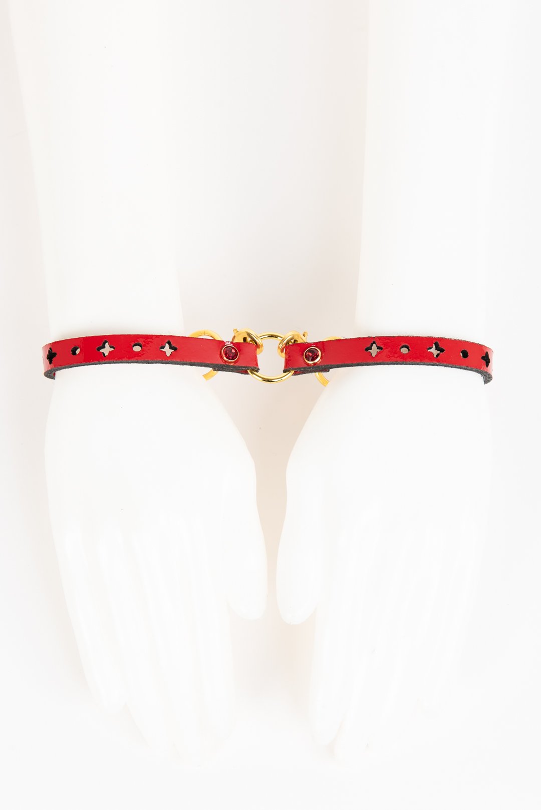 fr-ulein-kink-rosso-skinny-collar-halsband-rot-lackleder image 6