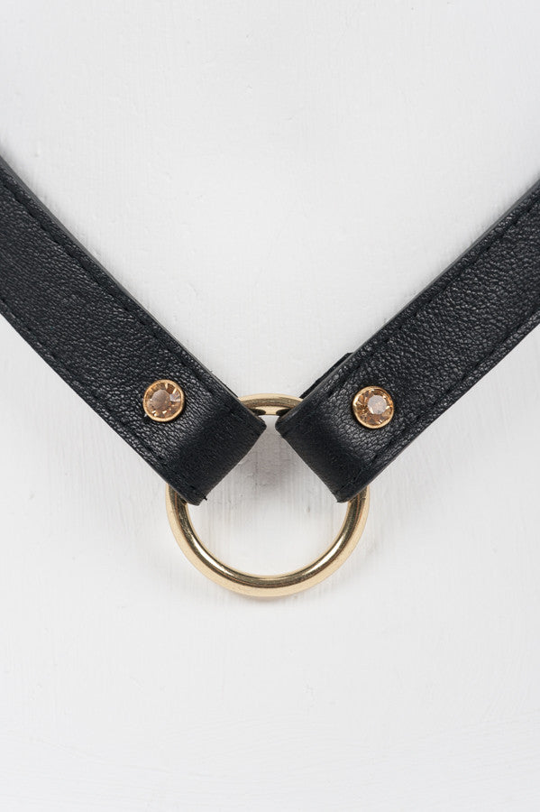 fr-ulein-kink-caviar-lead-halsband-mit-leine-schwarz-gold image 5