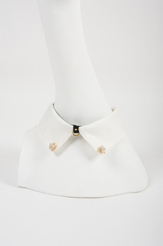 fr-ulein-kink-collars-blanc-satin-halsband-mit-leine-creme image 2
