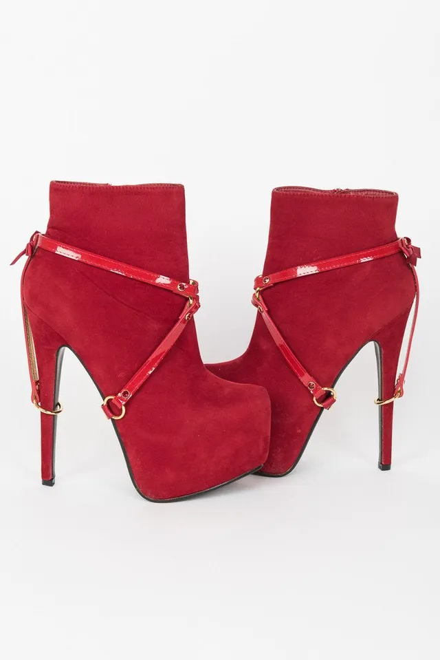 fr-ulein-kink-red-hot-heel-cuffs-fu-fesseln-rot image 1