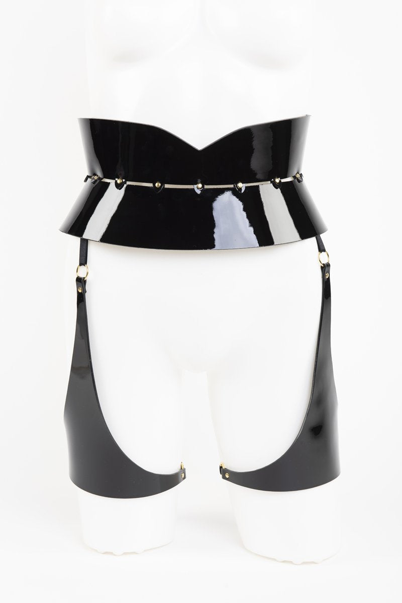 fr-ulein-kink-lingerie-leone-waist-belt-strapsg-rtel-schwarz image 1