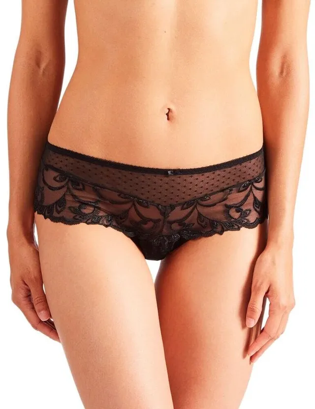 aubade-flowermania-au-bal-de-flore-hipster-slip-schwarz image 1