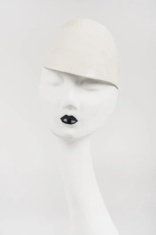 fr-ulein-kink-ivory-visor-sonnenschild-python-elfenbein image 1