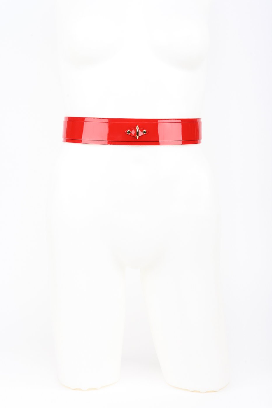 fr-ulein-kink-lingerie-roja-belt-g-rtel-rot-lack-gr-one image 1