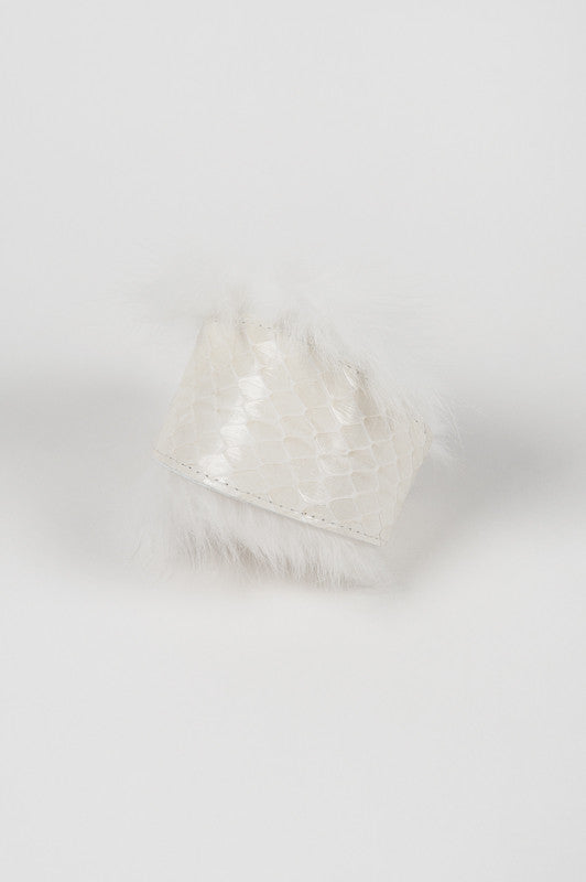 fr-ulein-kink-ivory-cuff-manschette-weiss-python image 2