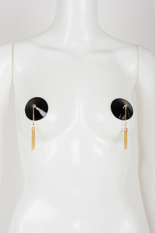 fr-ulein-kink-n-nette-pasties-leder-kette-swarovski image 1