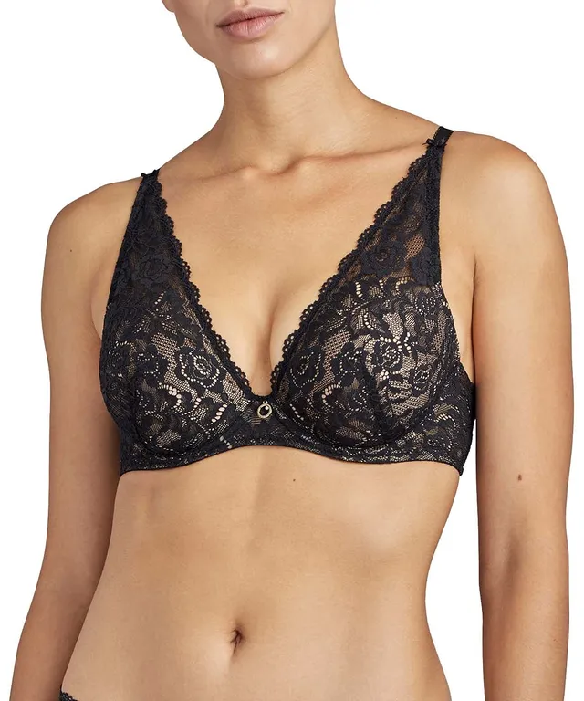 aubade-rosessence-plunge-bh-push-up-schalen-schwarz image 1