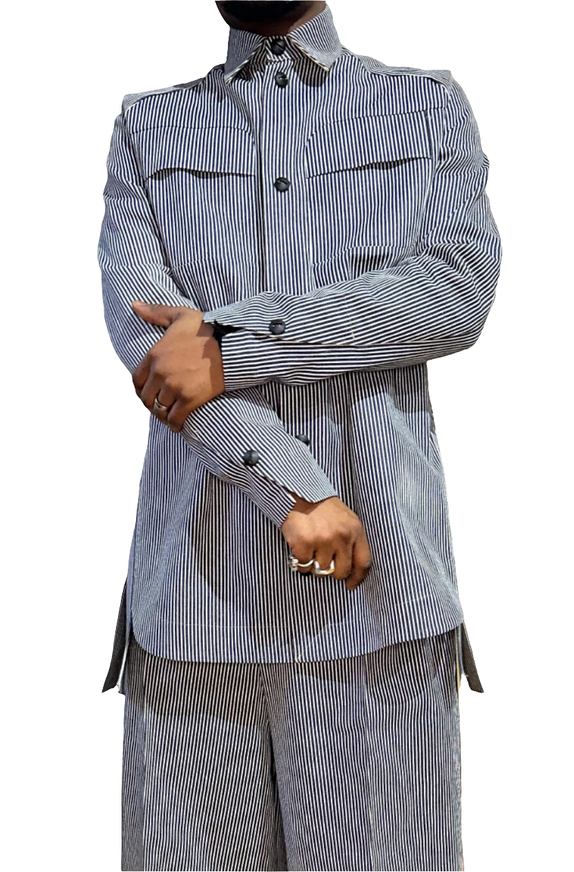 dennis-chuene-striped-eye-shirt-denimhemd-gestreift image 6